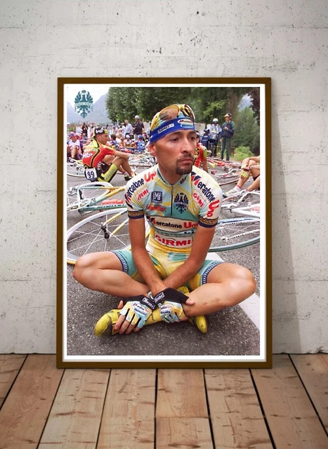 Poster Mural Eddy Merckx Molteni Team - A4, Campagnolo Record Super C, Colnago