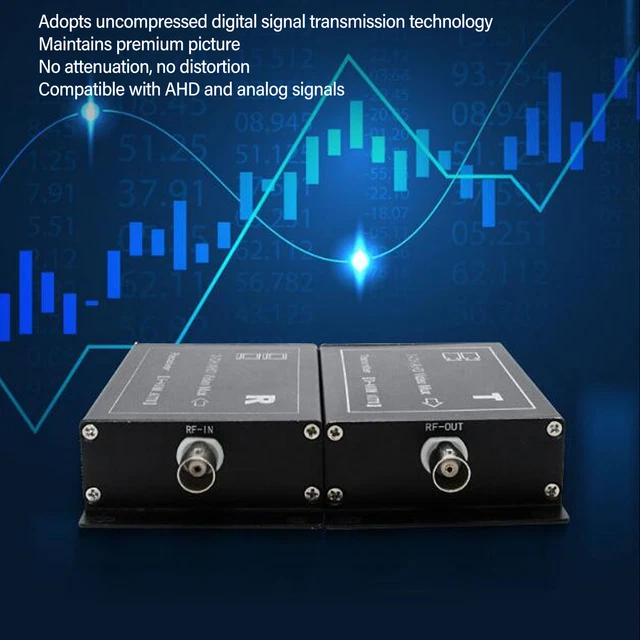 Video Multiplexer 400m 2 Channel Camera Video Multiplexer For Hard Disk Recorder