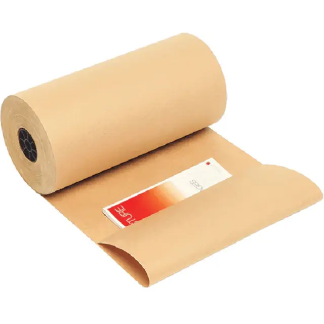 NEW Marbig Kraft Paper Roll 600mmx340m Brown Packaging Fill Refill