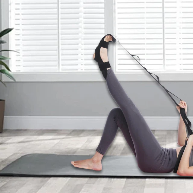 Sangle D'étirement Izzila Avec Boucles Et Pieds Amovibles - Bande élastique Pour Yoga, Fitness, Assouplissement
