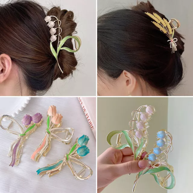 Flower Butterfly Hairpin Headwear Hair Hoops Fahsion Women Accessories Jewelry