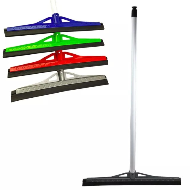Heavy Duty Floor Squeegee w 54”Extended Long Handle Household Garage Remover