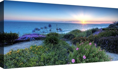 Quadri Moderni cm 100x70 Santorini Grecia Mare Stampa su Tela Canvas Quadro Moderno XXL canvashop 