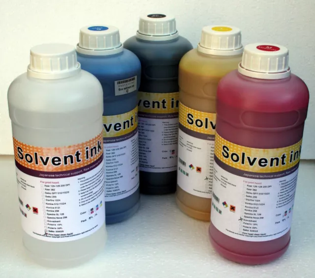 Eco-Solvent Tinte für Epson®, Mimaki®, Mutoh®, Roland®