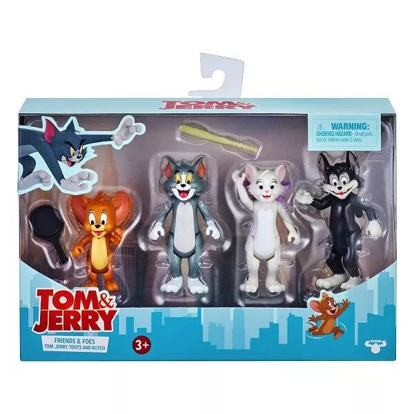 Spiel- u. Sammelfiguren MOO14458 - Tom und Jerry - Friends & Foes Set (4 Figuren