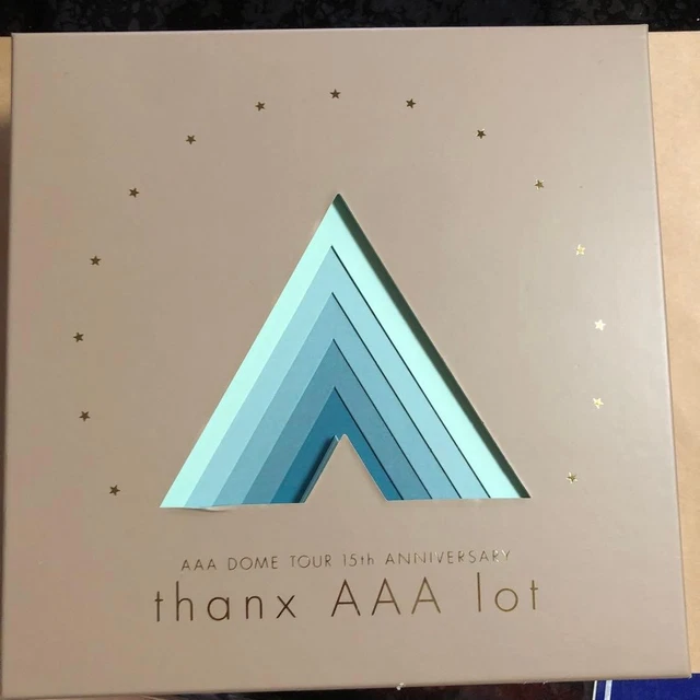 AAAライブDVD 4枚 中古】AAA DOME TOUR 15th ANNIVERSARY -thanx AAA