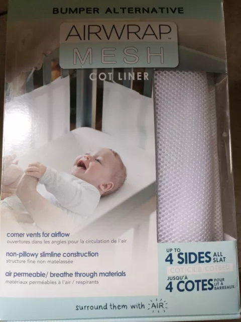 Airwrap Mesh Cot Liner Bumper Breathable