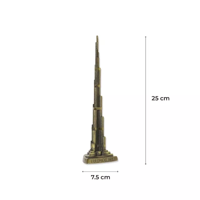 Dubai Burj Khalifa Tower Miniature, Dubai City Landmark, Souvenir, Model,Replica