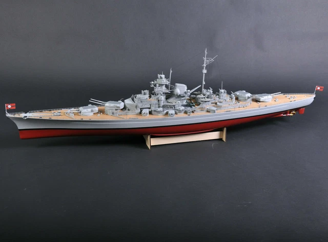 1-PL-BISMARK PREMIUM LINE 1:200 Scale Built Model Battleship ARTR New ...