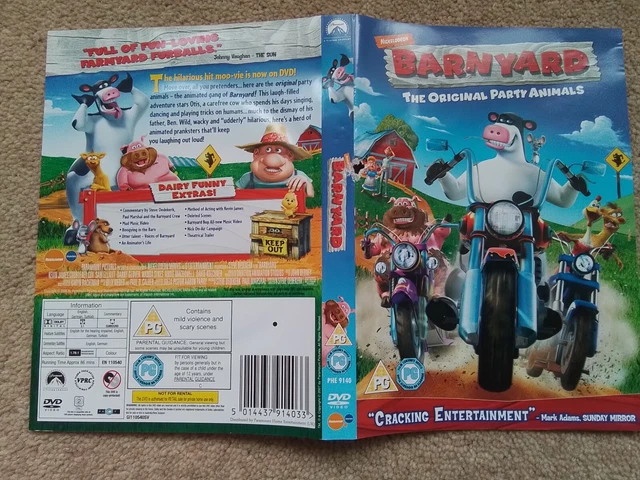 BARNYARD (THE ORIGINAL Party Animals) Movie Dvd. Disc and Artwork only ...