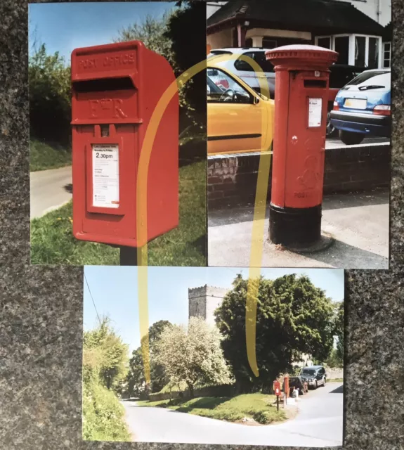 Postfach Fotos x3 UK Royal Mail Post Büro Schottland England Wales N Irland