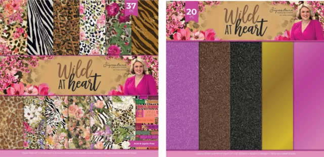 Sara Signature Collection - Wild At Heart - 12" x 12" Paper Crafters Companion