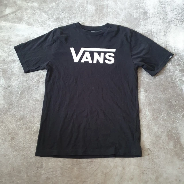 T-shirt Vans nera età 12-14 anni bambino maglietta ragazzi ragazze