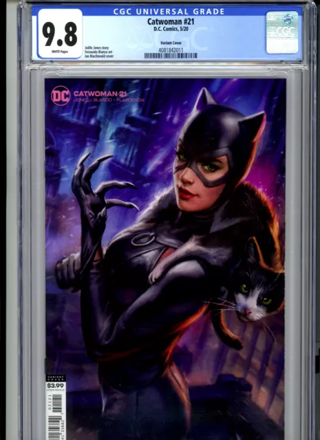 Catwoman #21 (2020) DC CGC 9.8 White Variant Cover