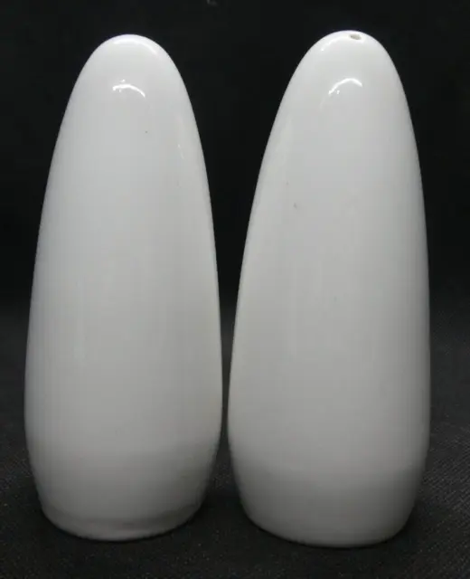 Vintage Wembley Ware White Salt and Pepper Shakers