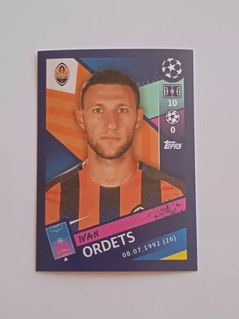 N. 429 Ivan Ordets FC Shakhtar Donetsk - Champions League 2018/19 Topps