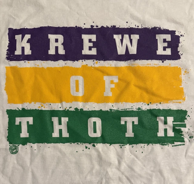 NOLA MARDI GRAS 2025 💜💚💛 Krewe of Thoth Official TShirt (Large) 29.09 PicClick CA