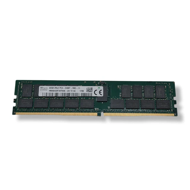 SKhynix 32GB 2Rx4 PC4-2400T-RB2-11 サーバー用DDR4メモリ 32GB4枚