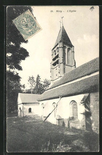 CPA Mery, l´Eglise