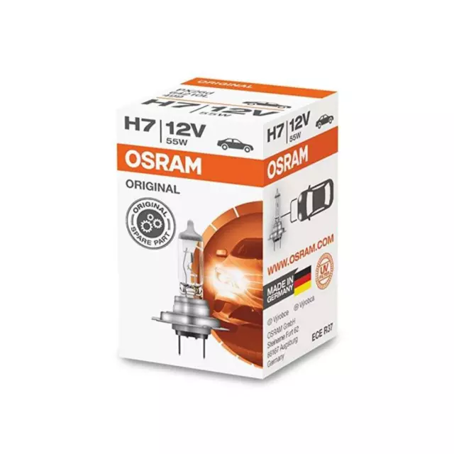 OSRAM H7 12V Glühlampe Hauptscheinwerfer PX26d 64210L Autolampe