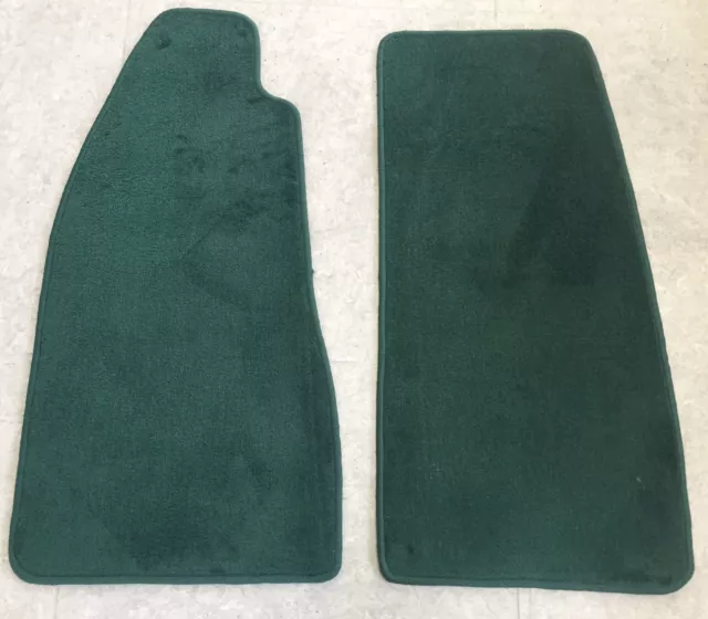 Alfombrillas Alfombras para Fiat 124 Spider 1966-1985 Dkl.grün 2tlg. Nuevo