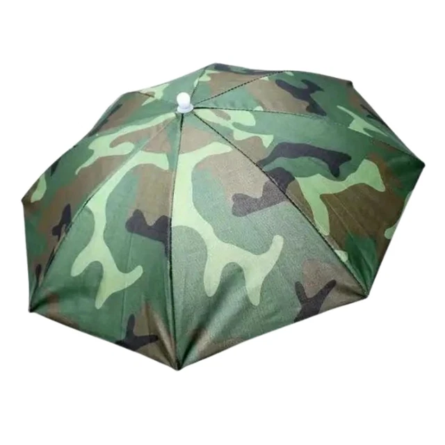 Sun Umbrella Hat Fishing Camping Gardening Hands Free Head Cap for the Beach