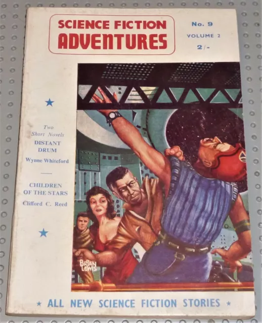 SCIENCE FICTION ADVENTURES pulp Magazine no. 9 vol 2 1959 Whiteford, Reed