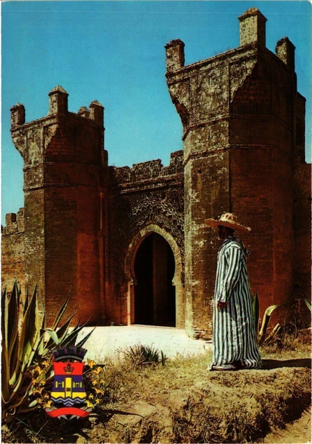 CPM AK MAROC RABAT-Le Chellah et Armoiries de la Ville (343215)