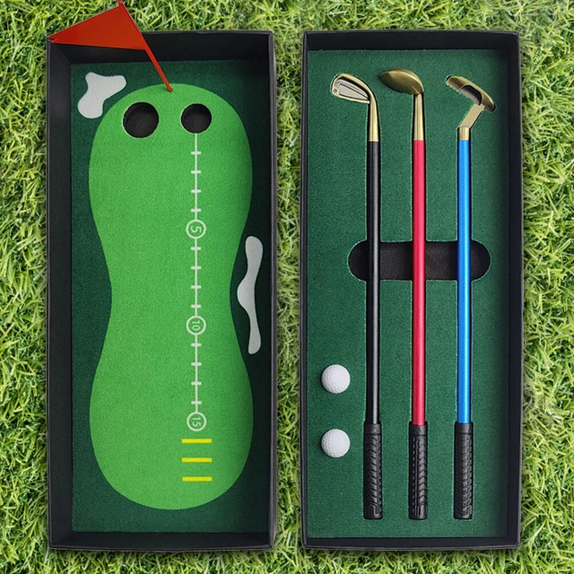 Set Penne da Golf Giochi da Scrivania Mini Desktop Penna Palline da Golf Accessori Sportivi da Tavolo