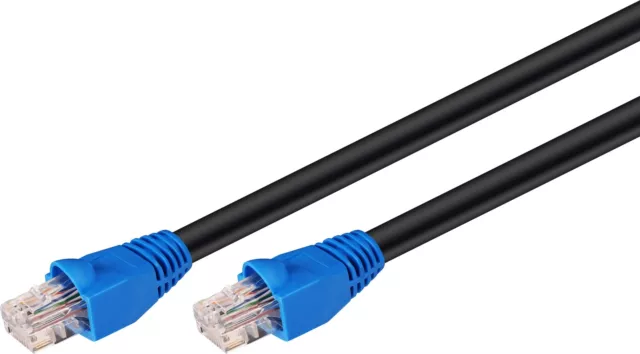 CAT6 Outdoor Patchkabel für Außenbereich UV+ Wasser resistent Länge 50Meter