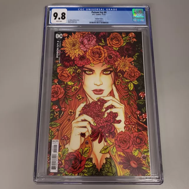 Poison Ivy #4 CGC 9.8 Jenny Frison Variant Cover DC Comics 2022