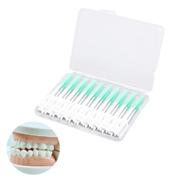 INTERDENTAL TEETH STICK Brush 40pcs Oral Clean Care Picks Dental Brush
