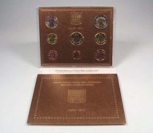 Coinset / Coinset Vatican Euroset 2011 Fdc 8 coins