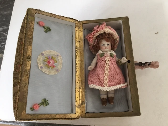Deux Mignonnette En Porcelaine – Poupées Anciennes Allemagne (13 Cm)