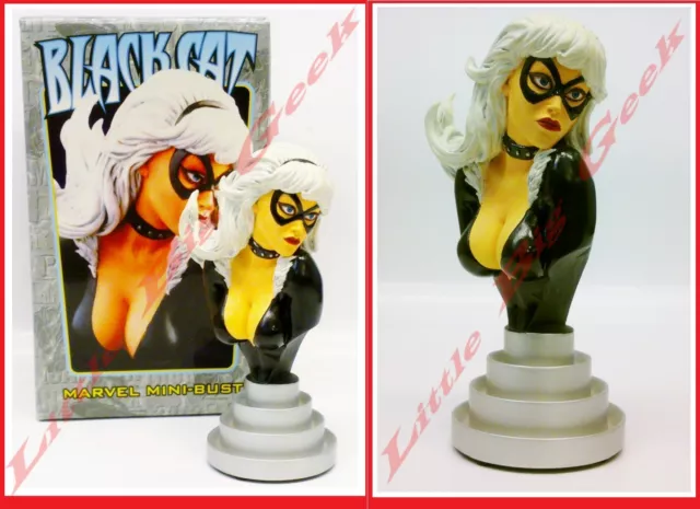 Buste BLACKCAT Spider-Man Randy Bowen black cat Marvel Bust Avengers # NEUF #