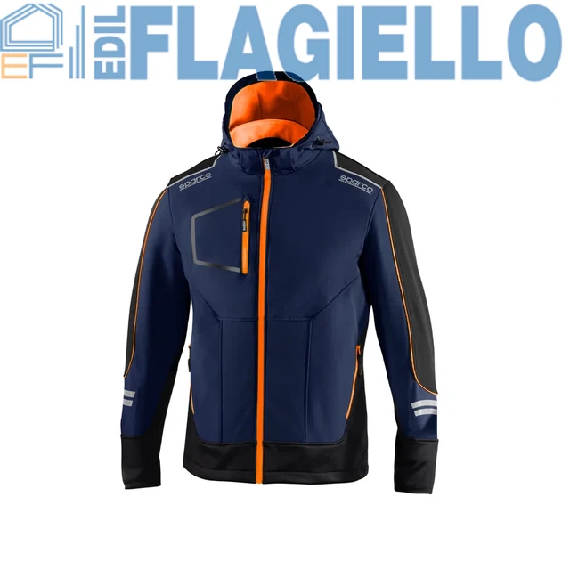 Giacca Da Lavoro SPARCO NEW TECH SOFTSHELL Antivento Impermeabile