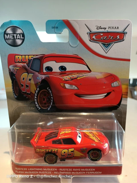 DISNEY PIXAR CARS - Rusteze Lightning McQueen Mattel Official Diecast ...