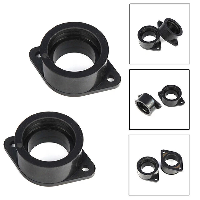 2x PER KAWASAKI 80-83 KZ440 Carburatore Isolatore Set Aspirapolvere 16065-1027