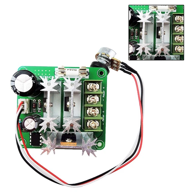 Verbesserte Technologie DC Motor Drehzahlregler 6V 90V 15A hohes Drehmoment niedrige Wärme