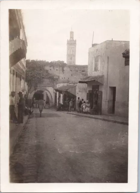 Maroc, Meknès, entrée de la Médina Vintage silver print  Tirage argentique