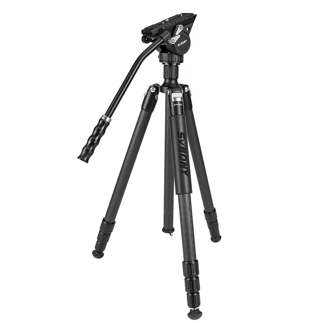 SVBONY SA410 SA409 Fluid Head Tripod 360° Horizontal Rotation Monopod Tripod
