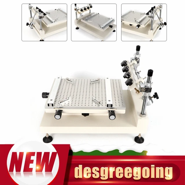 Solder Paste Printing Machine Manual Silkscreen Printer Circuit Board Paste New