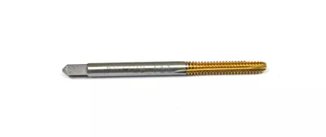 6-32 3 Flute GH3 Spiral Point Bottom Tap TiN Coated MF81118119