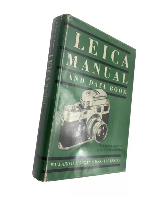 1955 LEICA Manual and Data Book by Morgan & Lester HC Book W/DJ Camera 2