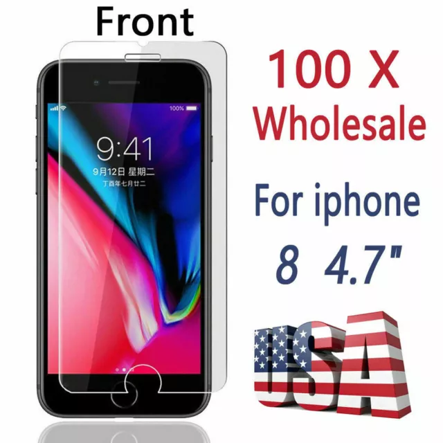 Lot Tempered Glass Screen Protector For iPhone 7/8/11/12/13/14/15 Plus XS XR Pro