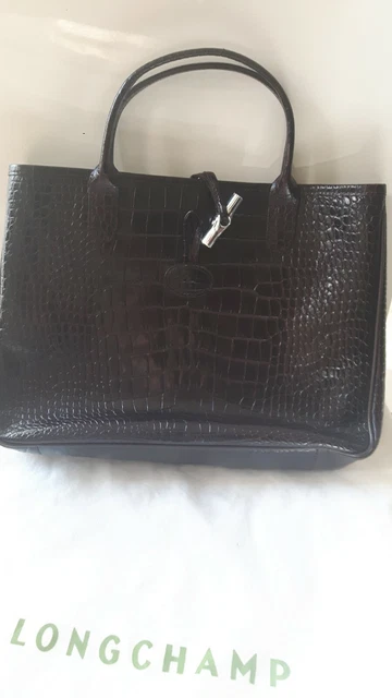 LONGCHAMP SAC CROCO roseau bordeaux etat neuf EUR 289 00 PicClick FR