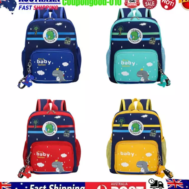 Children Backpack Cute Print Cartoon Dinosaur Boys Girls Toddler Schoolbag