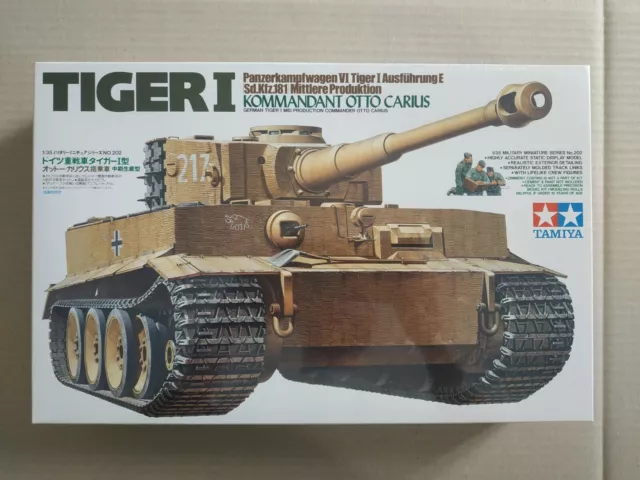 Maquette 1/35 Tamiya 35202 tiger I kommandant Otto carius neuve