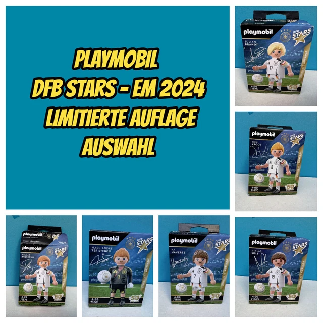 PLAYMOBIL EDEKA DFB Stars EURO 2024 - Set 16 giocatori + TAH, KROOS & CENTROCITTÀ EUR 139,00