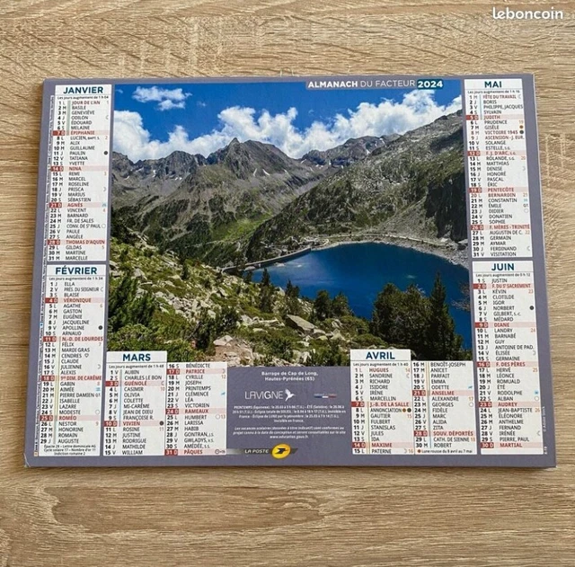 CALENDRIER LA POSTE Almanach du facteur 2024 EUR 5,00 PicClick FR